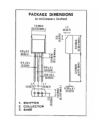 Transistor 2SA916-Y PNP silicon A916-Y247 -160V -50mA hfe200 80MHz 1W TO-92L