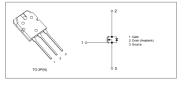Transistor FQA9N90C MOSFET N de puissance TO-3PN 900V 9A