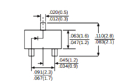 Diode zener cms 10V 0.35W SOT23