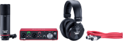Pack FocusRite Scarlett3-Studio carte son 2 entrées + micro + casque et câble