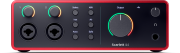 SCARLETT4 4i4 Focusrite - Carte son 4 entrées 4 sorties midi 192KHz