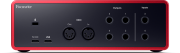 SCARLETT4 4i4 Focusrite - Carte son 4 entrées 4 sorties midi 192KHz