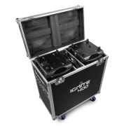 Set IGNITE400 Beamz-pro - Pack de 2 Lyres LED 400W BSW 3en1 CMY Flight Case