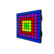 ART PANEL 100 J.Collyns - Panneau LED matriciel RGB 10x10