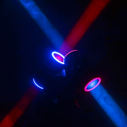 ASTERO-X J.Collyns - Lyre Double 4x80W 2 Faces RGBW Effets Stroboscopiques