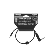 AUDIOCAB 4056 Power Studio - Câble Mini Jack Stéréo 3.5mm vers Jack Mono 6.35mm Coudé 0.6m