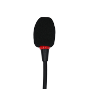 MCO 125 Power Studio Micro Col de Cygne XLR avec base et bouton poussoir