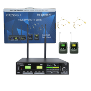 TD 200HR PT Double Micro Serre-Tête UHF Definitive Audio