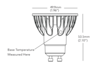 Ampoule Led Soraa 01105 SM16GW-07-36D-940-03-S3 GU10 vivid 95 7,5W IRC 95 940 36°
