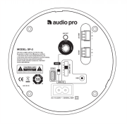Enceinte active 2 voies Audio Pro Business SP-3 pour installation sur rail transmission sans fil 1.9 GHz noir