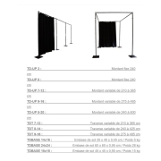 Embase série TD TDBASE 24X24 28kg 60X60X0,95
