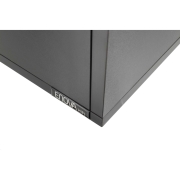 Bac bois noir pour 120 vinyles