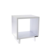 Meuble Hifi blanc pour platine vinyle