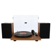 VISION2 SET WDL Enova Hifi -  Platine vinyle + enceintes Hifi USB bluetooth bois