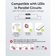 LED-Trafo 12 V (DC), 15 W Goobay