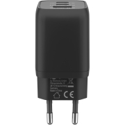 65 W USB-C PD Multiport Goobay - Chargeur noir 65W usb-c PD et USB