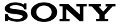 Logo de la marque SONY