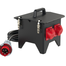 Distribution electrique PCE - 1 arrivée 63A tetra vers 2 32A tetra + protection