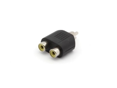 Adaptateur double RCA femelle vers RCA mâle