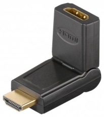 Adaptateur HDMI mâle femelle a angle variable à 180°
