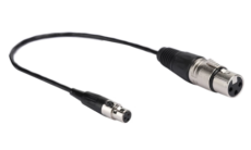 Adaptateur mini xlr 3 broches femelle vers XLR 3 broches femelle