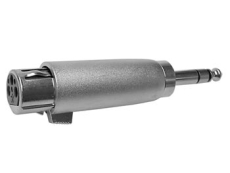 adaptateur XLR 3 femelle vers Jack 6.35 male stereo
