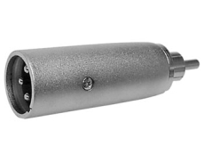 adaptateur XLR 3 male vers CINCH RCA Mâle