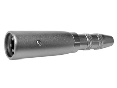 adaptateur XLR 3 mâle vers Jack 6.35 femelle mono
