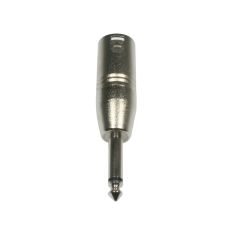 adaptateur XLR 3 male vers Jack 6.35 male mono