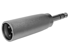 adaptateur XLR 3 male vers Jack 6.35 male stereo