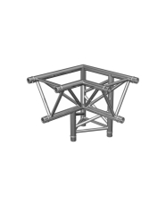 AG29-034 Contest Stage - Angle triangulaire 3 départs 90° pointe en bas pied gauche