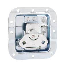 Adam Hall Hardware 17294 SP - Fermeture Papillon médium à Ressort Cadenassable avec Passage de Profilé Cuvette 14 mm