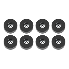 Adam Hall Hardware 4907 M 8 AH - Lot de 8 pied caoutchouc 38 x 15 mm