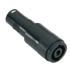 Adaptateur compatible Speakon 4 Points femelle vers XLR mâle