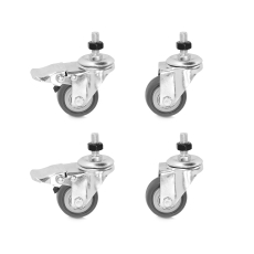 CD CASTOR SET Adam Hall - Jeu de roulettes pour K4CD450 & K4CD650