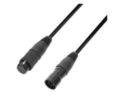 cable DMX 110ohms XLR 5 broches male Femelle IP65 5m