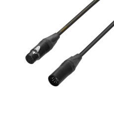 Câble DMX & AES/EBU Neutrik® XLR 5 broches femelle vers XLR mâle 7,5 m