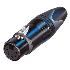 Neutrik NC5FXX-BAG Fiche XLR 5 broches Femelle noire