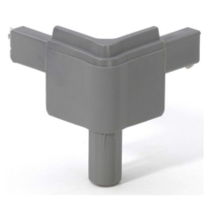 Adam Hall Hardware Q 4502 MMG - Coin pour Profilé d'Emboîtement mâle gris