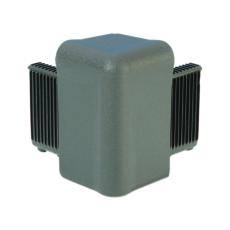 Adam Hall Hardware Q 4504 MG - Coin pour Profilé Lidmaker gris.