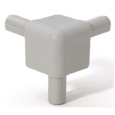 Adam Hall Hardware Q 4506 AG - Coin pour Profilé Casemaker gris-aluminium