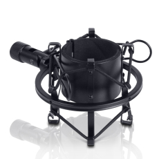 Suspension Adam Hall DSM 45 B pour micro studio diamètre 45 - 49 mm noir
