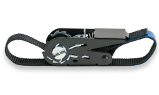 Sangle d'Arrimage à Cliquet 25 mm noire 800Kg - 6,0 m