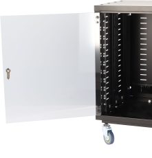 GD-12U ALGAM AUDIO Porte vitrée 12U pour IR-12G avec serrure