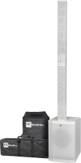 POLAR10-MK2-W HK AUDIO - Système colonne amplifié Bluetooth TWS avec mixeur et housses Bla