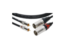 ALPM006 Klotz - Cordon suprême double RCA vers XLR Mâle Neutrik 60cm