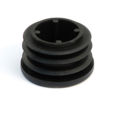 Bouchon Noir pour tube alu de 50mm