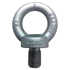 Anneau de levage court mâle DIN580 filetage M14 - CMU 500 kg