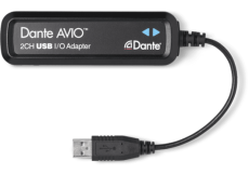 AVIO DANTE adaptateur 2 canaux in et 2 canaux out en USB
