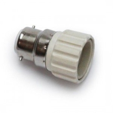 Adaptateur B22d baïonnette vers GU10 blanc